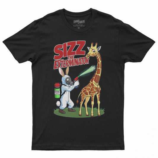 Wabbitry Sizz Extermiantor Short Sleeve T-Shirt